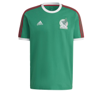 adidas Mexico 3-Stripes Tee Men's, Green, Size 2XL