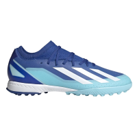 adidas X Crazyfast.3 Turf Boots - Royal Blue Lightweight High-Speed Unisex Sneakers Made with Recycled Materials for Turf Sports (US Footwear Size System, Adult, Men, Numeric, Medium, 7)