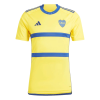 adidas Men's Soccer Boca Juniors 23/24 Away Jersey - 100% Recycled Polyester, Xeneize on Back Collar (Large)