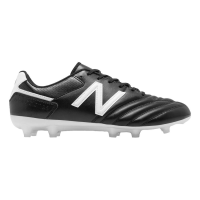 New Balance Men's 442 Firm Ground V1 Soccer Shoe, Black/White, 9 Wide