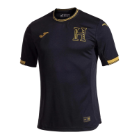 Joma Federacion Futbol Honduras Special Edition Jersey 2024 Short Sleeve (US, Alpha, X-Large, Regular, Regular, Black)