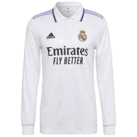 adidas Men's Soccer Real Madrid 22/23 Long Sleeve Home Jersey (X-Large)