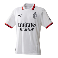 PUMA AC Milan Men's Away Replica Soccer Jersey 2024/25 (US, Alpha, XX-Large, Regular, Regular, White)