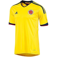 adidas Colombia Youth Home Jersey (US, Alpha, Medium, Regular) Yellow