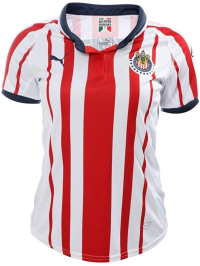 PUMA Chivas Women's Home Shirt (Small) White, Red