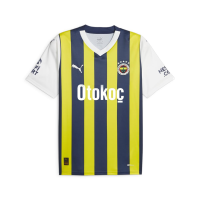 PUMA Fenerbahçe S.K. Men's Home Jersey 23/24 (Medium) Yellow, Navy