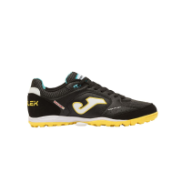 Joma TOPS2301TF Top Flex 2301 Black Turf Leather Football Shoes, Black, 42.5 EU