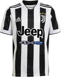 adidas Juventus Youth Home Jersey 2021/22 (XS) White, Black