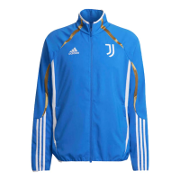 adidas Men's Juventus Teamgeist Woven Jacket, Blue, Small
