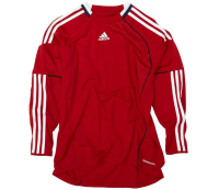 adidas Condivo Youth Goalkeeper Soccer Jersey (YXS) Red