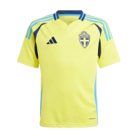 adidas Sweden Kids Home Jersey 2024 (US, Alpha, X-Large, Regular, Regular, Bright Yellow)