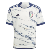 adidas Italy Youth Away Jersey 2023 (US, Alpha, Small, Regular, Polyester)