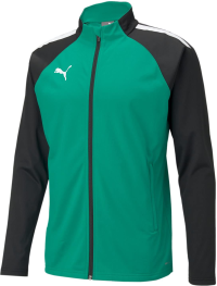 PUMA - Mens Teamliga Training Jacket, Color Pepper Green/Puma Black, Size: X-Large