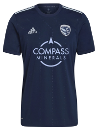 adidas Men's Sporting Kansas City Away Soccer Jersey 22/23 (Small)