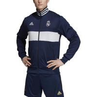 adidas Men's Real Madrid 3S Track Top 2019-20 (Medium) Night Indigo/White
