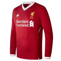 LIVERPOOL FC HOME LONG-SLEEVE JERSEY 17/18 - AUTHENTIC JERSEY - MADE BY NEW BALANCE - ORDERS YOURS TODAY (XL)