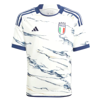 adidas Italy 2023 Away Youth Jersey (Off White,Large)