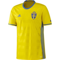 adidas Sweden 2015/2016 Home Jersey