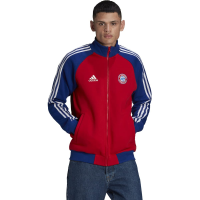 adidas Men's FC BAYERN 21/22 ANTHEM JACKET (RED/MYSTERYe, Medium)