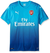 Men's Arsenal Fc Away Replica Shirt, Blue Danube/Limoges