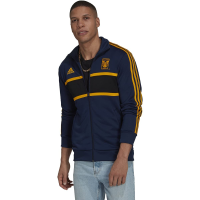 adidas Tigres UANL 2021-22 3-Stripes Track Top (Night Indigo/Collegiate Gold, Large)