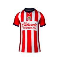 PUMA Chivas Women's Home Jersey 22/23 (as1, Alpha, m, Regular, Regular, Medium) Red, White, Navy