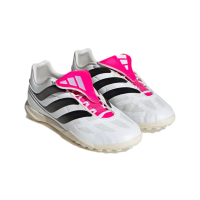 adidas Mens Precision.3 Tf Soccer Shoes (Cloud White/Core Black/Team Shock Pink 2, US Footwear Size System, Big Kid, Numeric, Medium, 1.5)