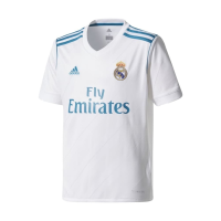 adidas Real Madrid Home Soccer Jersey Youth 2017/18-White (YXL)