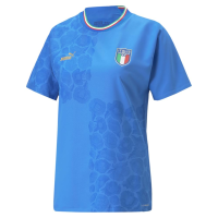 PUMA Italy Women's Liberty Edition Authentic Home Jersey 2022 (US, Alpha, Small, Regular, Regular, Blue)