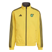 adidas Jamaica Men's Reversible Anthem Jacket (US, Alpha, XX-Large, Regular, Regular, Polyester)