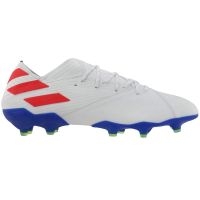 adidas Mens Nemeziz Messi 19.1 Firm Ground Soccer Cleats - White - Size 10.5 D