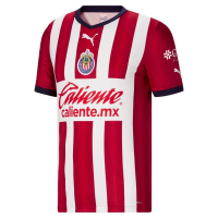 PUMA Chivas Men's Home Jersey 22/23 (as1, Alpha, m, Regular, Regular, Medium) Red, White, Navy