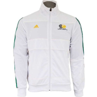 adidas Men's South Africa Track Jacket 2010 (XS) White