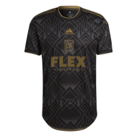 adidas LAFC Men's Authentic Home Jersey 22/23 (Medium) Black