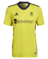 adidas Men's Nashville SC Home Soccer Jersey 2022 (XX-Large) Yellow