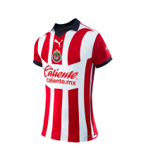 PUMA Chivas 23/24 Womens Home Jersey (as1, Alpha, l, Regular, Regular) Red/White
