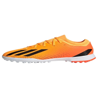 adidas X SPEEDPORTAL.3 Turf Football Shoe, Solar Gold/Black/Team Solar Orange, 2.5 US Unisex Little Kid