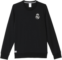 adidas Men's Real Madrid BST CR Sweatshirts (XX-Large) Black