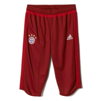 adidas 2015/2016 Mens Bayern Munich 3/4 Pants Maroon/Red X-Small