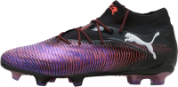 PUMA Future 8 Ultimate FG Soccer Cleats | Unlimited Pack (PUMA Black-PUMA White-Glowing Red, US Footwear Size System, Adult, Men, Numeric, Medium, 8)