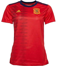 adidas Women's Soccer Spain Home Jersey (X-Small) Red