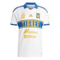 adidas Tigres UANL Men's Third Jersey 23/24 (US, Alpha, 3X-Large, Regular, Regular) White