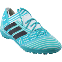 adidas Men's Nemeziz Messi Tango 17.3 TF Soccer Shoe, White/Legend Ink/Energy Blue, 8.5 Medium US