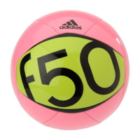 adidas Performance F50 X-ITE II Soccer Ball, Pink Zest/Solar Slime/Black, 4