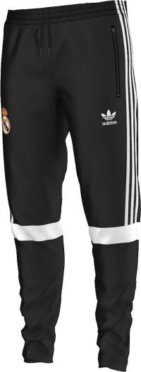 adidas Real Madrid Men's Track Pants (XS) White/Black
