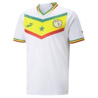 PUMA Senegal Home Men's World Cup Soccer Jersey 22/23 (as1, Alpha, l, Regular, Regular, Large) White
