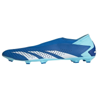 adidas Unisex Predator Accuracy.3 Laceless Firm Ground Sneaker, Bright Royal/White/Bliss Blue, 9.5 US Men