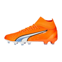 PUMA Ultra Pro FG/AG Ultra Orange/Puma White/Blue Glimmer 10 D (M)