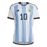adidas Argentina Men's Home World Cup Jersey Messi #10 (as1, Alpha, m, Regular, Regular, Medium) White/Light Blue