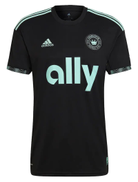 adidas Men's Charlotte FC Away Soccer 2022 Coat, Black, Medium